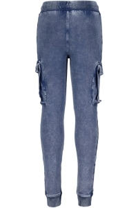 4President acid wash broek Mart denim navy